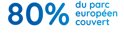 80% du parc européen couvert