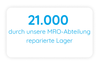 21000 roulements réparés par notre service MRO