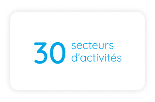 30 secteurs d'activités