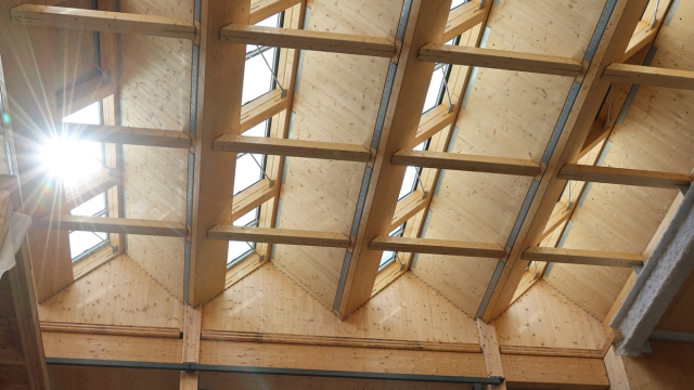 Fenêtres du toit en shed siège social NTN Europe