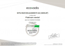 Certificat Ecovadis 2020