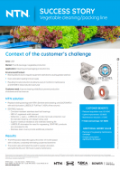 Success Story : Vegetable cleaning/packing line