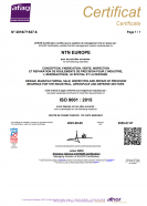 ISO 9001 - NTN Europe (Aerospace)